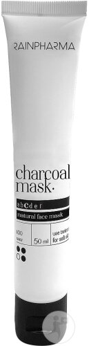 RainPharma Charcoal Mask Intensiv Reinigende Gesichtsmaske Tube 50ml