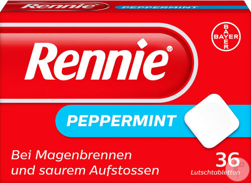 Rennie Pfefferminz Lutschtabletten 36 Stück