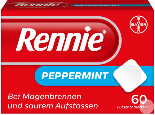 Rennie Pfefferminz Lutschtabletten 60 Stück