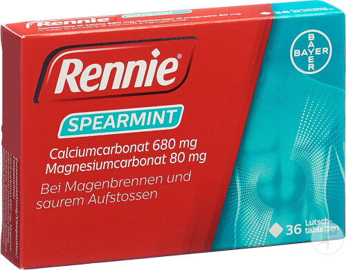 Rennie Spearmint Lutschtabletten 36 Stück
