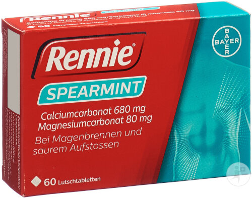 Rennie Spearmint Lutschtabletten 60 Stück