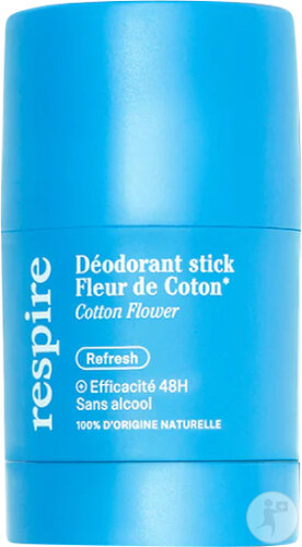 Respire Deodorant 48h Nachfüllbar Baumwollblüte Stick 50g