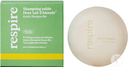 Respire Festes Shampoo Mandelmilch Alle Haartypen 75g