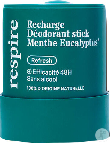 Respire Nachfüllung Deodorant Stick Minze Eukalyptus 50g