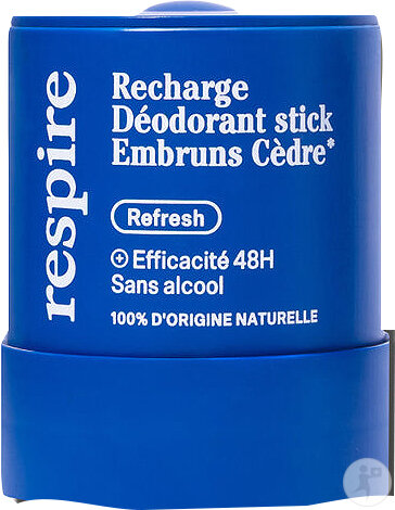 Respire Nachfüllung Deodorant Stick Zedern-Meeresbrise 50g