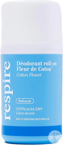 Respire Natürliches Deodorant Baumwollblüte Roll-On 50ml