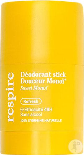 Respire Deodorant 48h Nachfüllbar Süßes Monoi Stick 50g