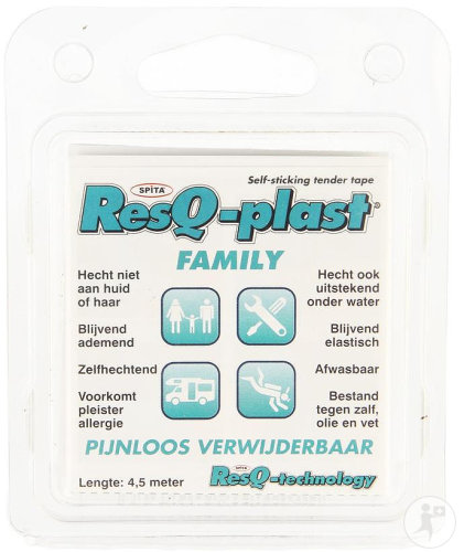 Resq-Plast Family Selbstklebendes Klebeband 4,5m x 25mm Gelb 1 Stück