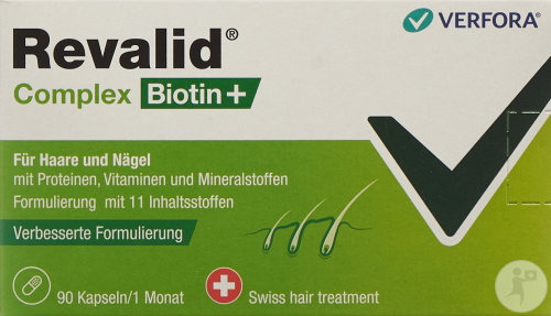 Revalid Complex Biotin Plus Nahrungsergänzungsmittel 90 Kapseln