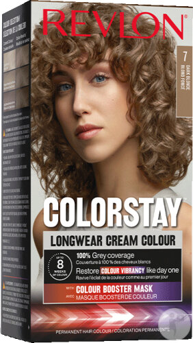 Revlon Colorstay Dauerhafte Haarfärbung Langanhaltende Creme N°7 Hellblond 1 Kit