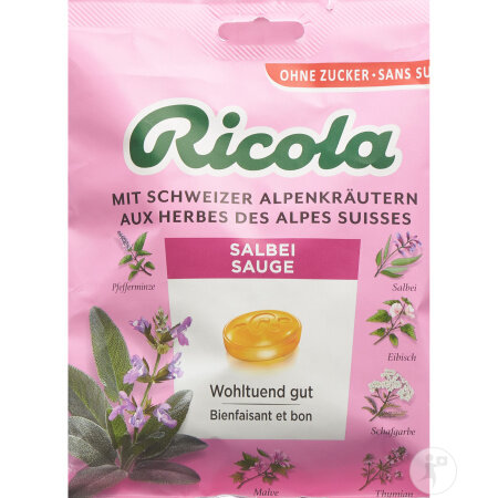 Ricola Salbei Bonbons Ohne Zucker Mit Stevia Beutel 125g