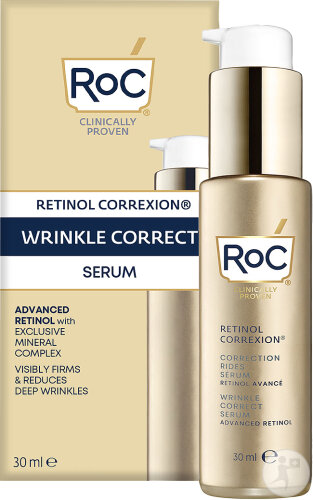 ROC Retinol Correxion Serum Zur Faltenkorrektur Pumpflasche 30ml