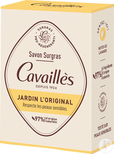 Rogé Cavaillès Rückfettende Seife Jardin L'Original Empfindliche Haut 100g