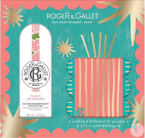 Roger&Gallet Geschenkset Wohlriechendes Parfum Feigenblüte 100ml + Diffusor