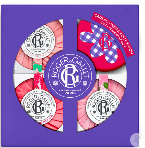 Roger&Gallet Trio Wohlfühlseifen Fleur De Figuier/Ingwer/Rose 100g