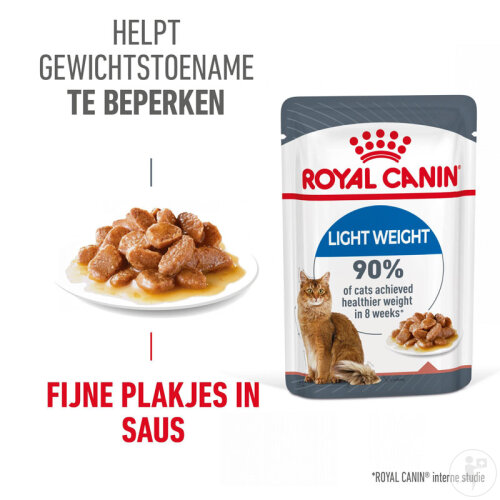 Royal Canin Feline Care Nutrition Light Weight Care In Gravy 12x85g-2