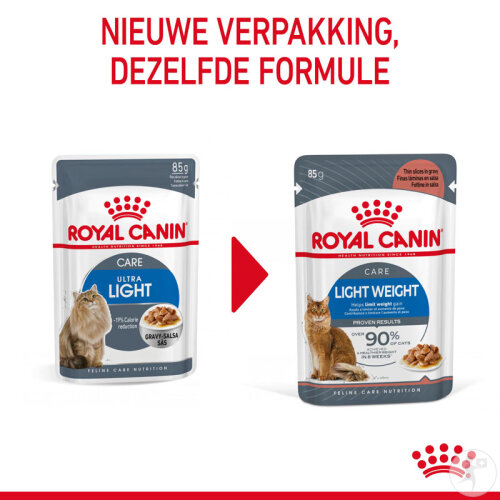 Royal Canin Feline Care Nutrition Light Weight Care In Gravy 12x85g-5
