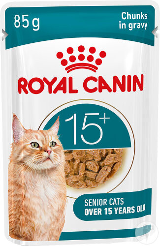 Royal Canin Feline Health Nutrition Ageing 15+ In Gravy 12x85g