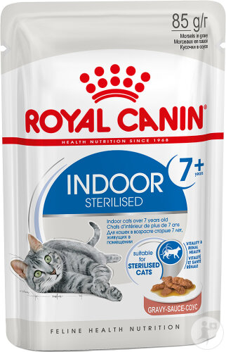 Royal Canin Feline Health Nutrition Indoor 7+ Gravy 12x85g
