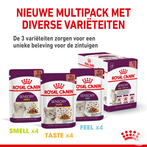 Royal Canin Feline Health Nutrition Sensory Taste In Gravy 12x85g-6