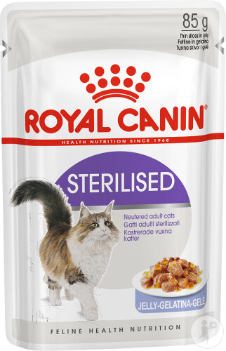 Royal Canin Feline Health Nutrition Sterilised Jelly 12x85g