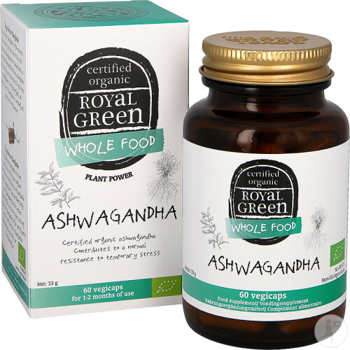Royal Green Ashwagandha 60 Vegetarische Kapseln