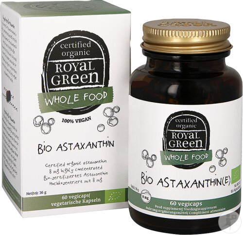Royal Green Bio Astaxanthin 8mg 60 Vegetarische Kapseln