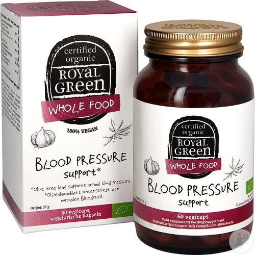Royal Green Blutdruckunterstützung 60 Vegetarische Kapseln
