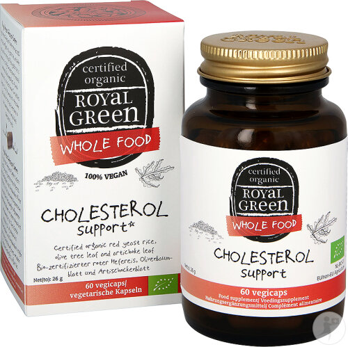 Royal Green Cholesterin-Unterstützung 60 Vegetarische Kapseln