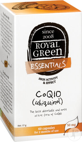 Royal Green CoQ10 (Ubiquinol) 60 Vegetarische Kapseln