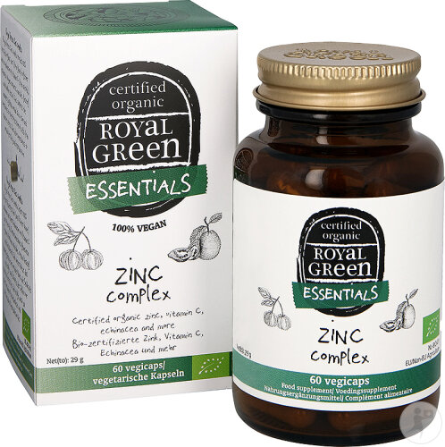 Royal Green Zink-Komplex 60 Vegetarische Kapseln