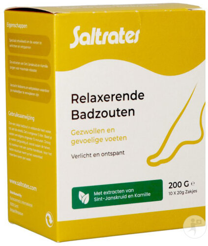 Saltrates Entspannende Badesalze Für Füße 10x20g