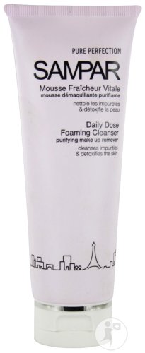 Sampar Mousse Fraicheur Vitale Tägliches Schäumendes Reinigungslotion Tube 125ml