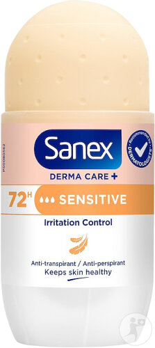 Sanex Derma Care+ Sensitive 72h Anti-Transpirant Deodorant Roll-On Empfindliche Haut 50ml