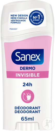 Sanex Dermo Invisible 24h Deodorant Stick 65ml