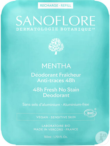 Sanoflore Mentha 48h Nachfüll-Deodorant 50ml