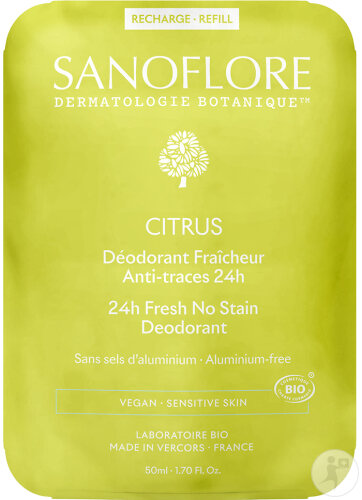 Sanoflore Zitrus 24h Nachfüll-Deodorant 50ml