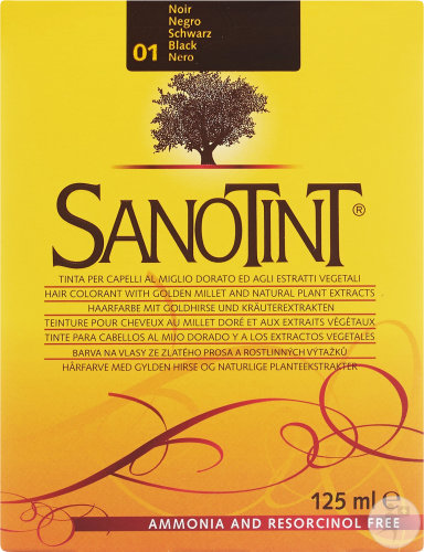 Sanotint Haarfarbe 01 Schwarz 1 Kit