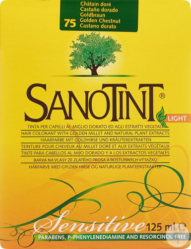 Sanotint Sensitive Light Haarfarbe 75 Goldbraun 1 Kit