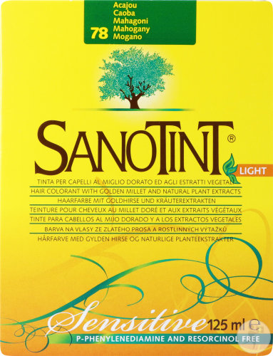 Sanotint Sensitive Light Haarfarbe 78 Mahagoni Dunkel 1 Kit