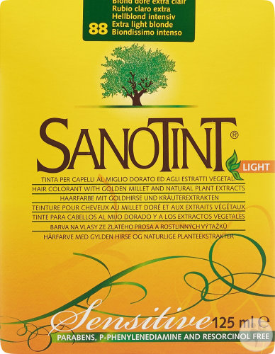 Sanotint Sensitive Light Haarfarbe 88 Hellblond Intensiv 1 Kit