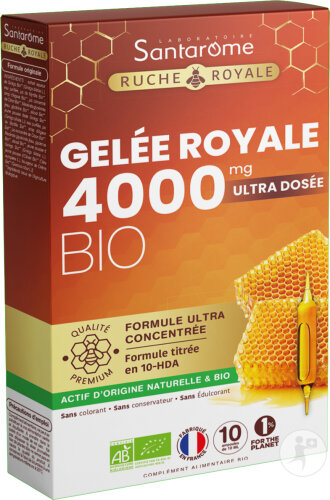 Santarôme Ruche Royale Gelee Royale 4000mg Immunität Bio 10 Ampullen