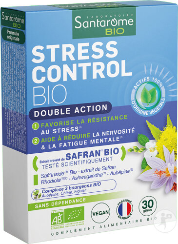 Santarome Bio Stress Control Safran Bio 30 Kapseln