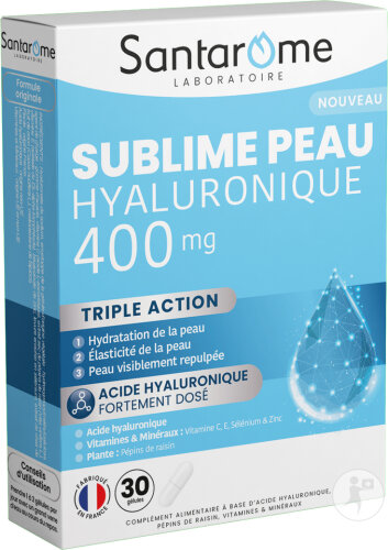 Santarome Erhabene Haut Hyaluron Hydratation 30 Kapseln