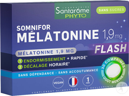 Santarome Phyto Somnifor Melatonine 1,9mg 30 Tabletten