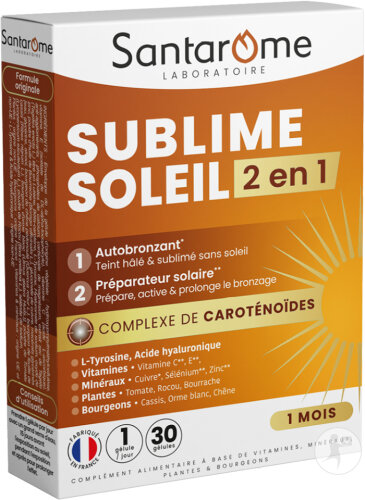 Santarome Sublime Soleil Selbstbräuner Und Sonnenvorbereiter 30 Kapseln