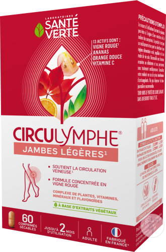 Sante Verte Circulymphe 60 Caps