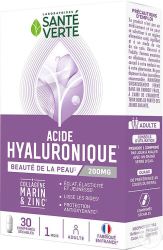 Sante Verte Hyaluronsäure 200mg 30 Tabletten