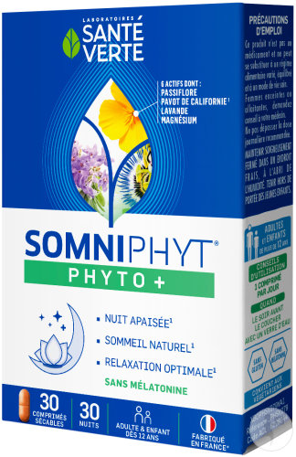 Grüne Gesundheit Somniphyt Phyto+ Für Einen Erholsamen Schlaf 30 Trockentabletten