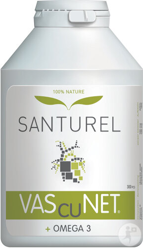 Santurel Vascunet + Omega 3 Tiegel 300 Kapseln